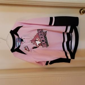 Kelowna Rockets Women's Reebok CHL WHL pink Hockey Jersey L
